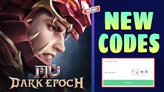 New MU Dark Epoch Codes 28 August 2024  How To Redeem Code  MU Dark Epoch Gift Codes [upl. by Papotto]