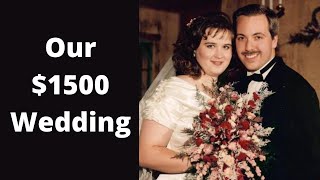 Cheap Wedding Ideas on a Small Budget  Our 1500 Wedding [upl. by Had]