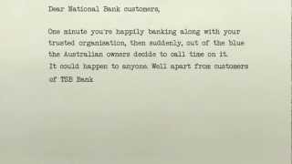 TSB Bank  Letter to National Bank Customers  TV commercial [upl. by Rowe389]