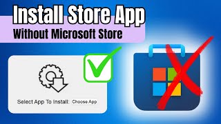 Install Microsoft Store APPS without Microsoft Store EASY amp FAST 2024 [upl. by Icnarf]