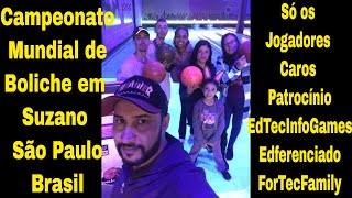 Campeonato mundial de Boliche em Suzano  Niver do Biel 18 AP [upl. by Casilda]