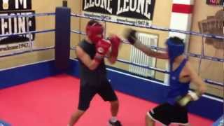 Sparring di Kamel Bouali  OPI Gym Boxing Club Milano [upl. by Llerej]