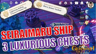 Easy Guide Seiraimaru Ship Puzzle  3 Luxurious Chests 2 Secret Achievements 3 Electroculus etc [upl. by Dlanar]