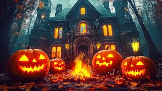 Haunted House with Halloween Ambience 🎃 Best Spooky Relaxing Halloween Music 👻Scary Halloween Music [upl. by Sparke]