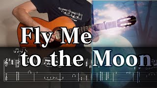 Fly me to the moon・Evangelion ED・fingerstyle guitar tab [upl. by Gosnell]