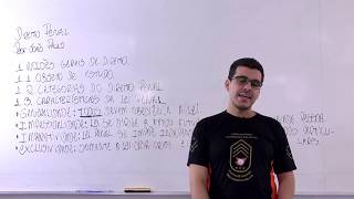 Aula 01  Direito Penal Características da Lei Penal Princípio do Direito Penal [upl. by Vickie]