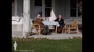 Charlie Chaplin and Eric James at the Manoir de Ban  Rare Home Movie Footage [upl. by Akinat344]