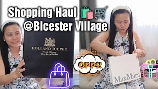 Bicester Village Luxury Outlet Shopping Haul Try On [upl. by Fishman]