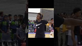 Bronny James shuts down trash talking moms 😳 nba basketball shorts trashtalk bronnyjames [upl. by Otte]