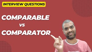 Comparable vs Comparator  Java Interview questions [upl. by Novert]