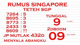 PREDIKSI SGP JITU 12 AGUSTUS 2024  BOCORAN TOGEL SINGAPORE HARI INI  RUMUS TARIKAN PAITO SGP [upl. by Anot]