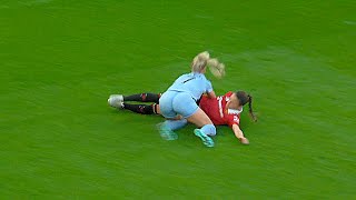 Amazing Alisha Lehmann was STOPPED vs Man United 2022 HD [upl. by Ahseirej]