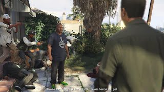 GTA V  Lamar Roasts Franklin but theres a Gang War between Families and Ballas [upl. by Alec313]