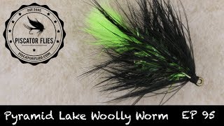 Tying the Pyramid Lake Woolly Worm Cutthroat Trout Fly  Ep 95 PF [upl. by Oralla]