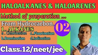 Method of preparation of Haloalkanes1From Hydrocarbon Alkanessuggestedvideo neet2024 class12 [upl. by Britney]