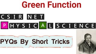 Green Function CSIR NET Physics Previous Year Solutions [upl. by Kerin]