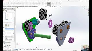 Exploded View SolidWorks [upl. by Hailee]