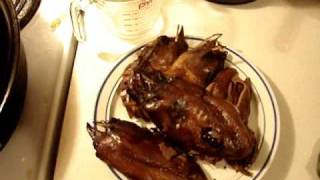 Eating Cooked Turr  Common Murre Newfoundland Recipe [upl. by Oiril]