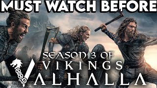 VIKINGS VALHALLA Season 1 amp 2 Recap  Must Watch Before Season 3  Series Explained [upl. by Nylaras]