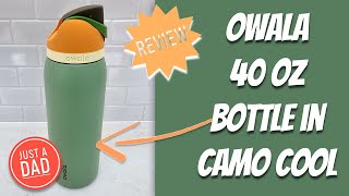 Owala 40 oz FreeSip Water Bottle with Straw REVIEW [upl. by Akimik]