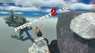 Getting Over It speedrun part 2 956 [upl. by Siroved257]