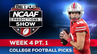 College Football Picks Week 4 PT1  NCAA Football Odds CFB Predictions and Best Bets [upl. by Lewak100]