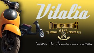 Vitalia 150 mondraworks edition  Motoneta tuning [upl. by Imas]