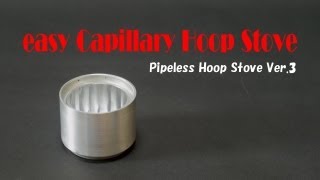 easy Capillary Hoop Alcohol Stove [upl. by Marteena]