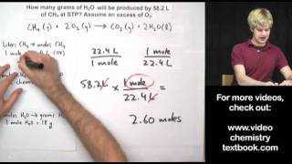 Gas Stoichiometry Equations Part 1 [upl. by Muller123]