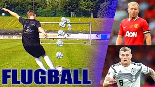 Schusstechnik Tutorial Flugball  Schusstechnik wie Toni Kroos oder Paul Scholes ⚽ [upl. by Cailean64]