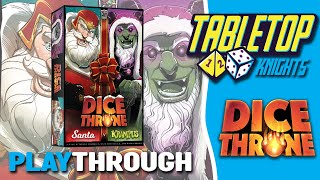 Dice Throne Santa vs Krampus Playthrough [upl. by Yllut]