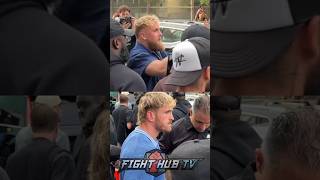 Jake amp Logan Paul STOP traffic in NYC after Mike Tyson press conference [upl. by Brown]