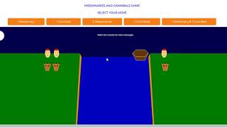Missionaries And Cannibals Game Solution [upl. by Chrisy]