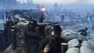 Defending Ukraine in the Cold Russian Winter  Tannenberg Gameplay [upl. by Raphaela]