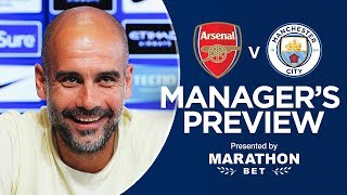 Arsenal v Man City  Pep Guardiolas prematch press conference [upl. by Spearman985]