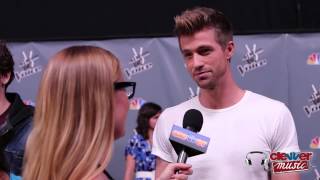 JOSIAH HAWLEY INTERVIEW quotTHE VOICEquot TOP 12 TALKS USHER COACHING [upl. by Anelaj621]