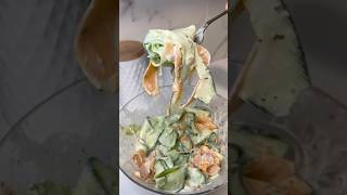 🔴 RECETTE  SALADE 🥗 CONCOMBRE FRAÎCHEUR shorts [upl. by Dunc520]