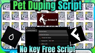 🏝Pet simulator X Dupe Script ✅️All Executor Working for AndroidPc [upl. by Anerak]