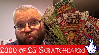 £300 OF £5 SCRATCHCARDS [upl. by Laurene]