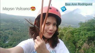 ZIPLINE GIRL  Lignon Hill Nature Park Legazpi City Albay [upl. by Hareehahs]