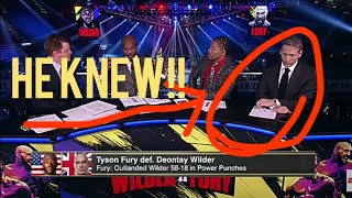 Max Kellerman knew Fury Wilder fight was FIXEDMust see [upl. by Airdnalahs]