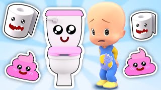 Poop song  Nursery Rhymes amp Learning videos with Cuquin [upl. by Berrie]