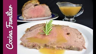 Rosbif de ternera asado al horno o Roast beef By JavierRomero [upl. by Longwood]