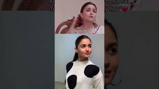 Alias reaction❤️on her outfits and on casual looks she is comfortable aliabhatt bollywood [upl. by Ahseket]