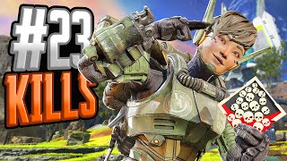 AMAZING Valkyrie 23 KILLS and 5750 Damage Apex Legends Gameplay Season 20 [upl. by Toogood]