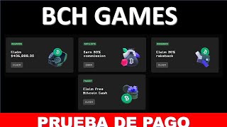 BCHgames  COMO GANAR BCH Y NO MORIR EN EL INTENTO  PRUEBA DE PAGO  FAUCET GRATIS⭐⭐🤑🤑⭐⭐ [upl. by Clippard]