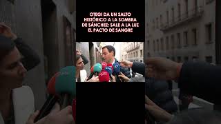 🔴Otegi da un salto histórico a la sombra de Sánchez sale a la luz el pacto de sangre🔴 [upl. by Anertac]