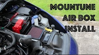 MOUNTUNE AIR BOX INSTALL  FIESTA ST [upl. by Htide]