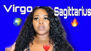 Virgo Woman and Sagittarius Man LOVE ❤️ Compatibility [upl. by Luebke]