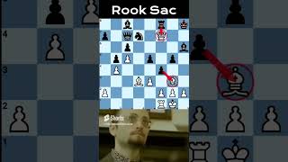 How to Checkmate  Rook Sacrifice💎Shorts 🔥🔥 [upl. by Ialohcin]